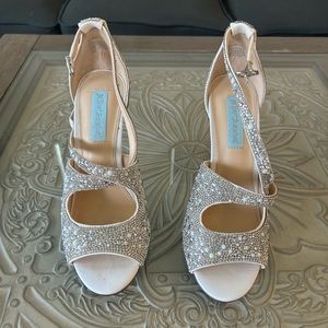 Betsey Johnson Blue Shoes
